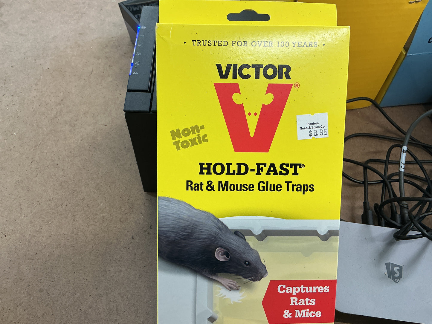 Victor Hold Fast Rat & Mouse Glue Traps