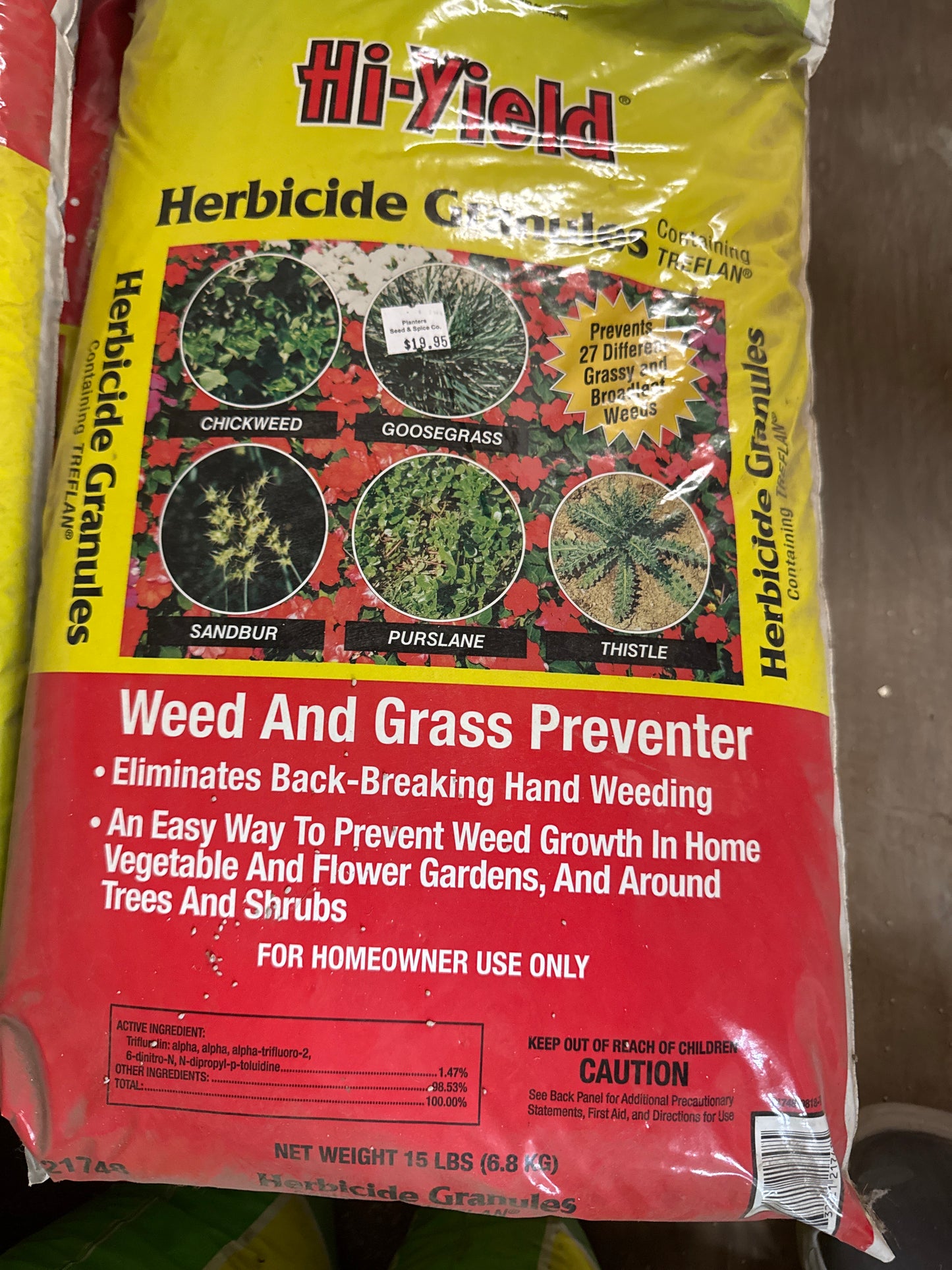 Hi-Yield Treflan Herbicide Granules