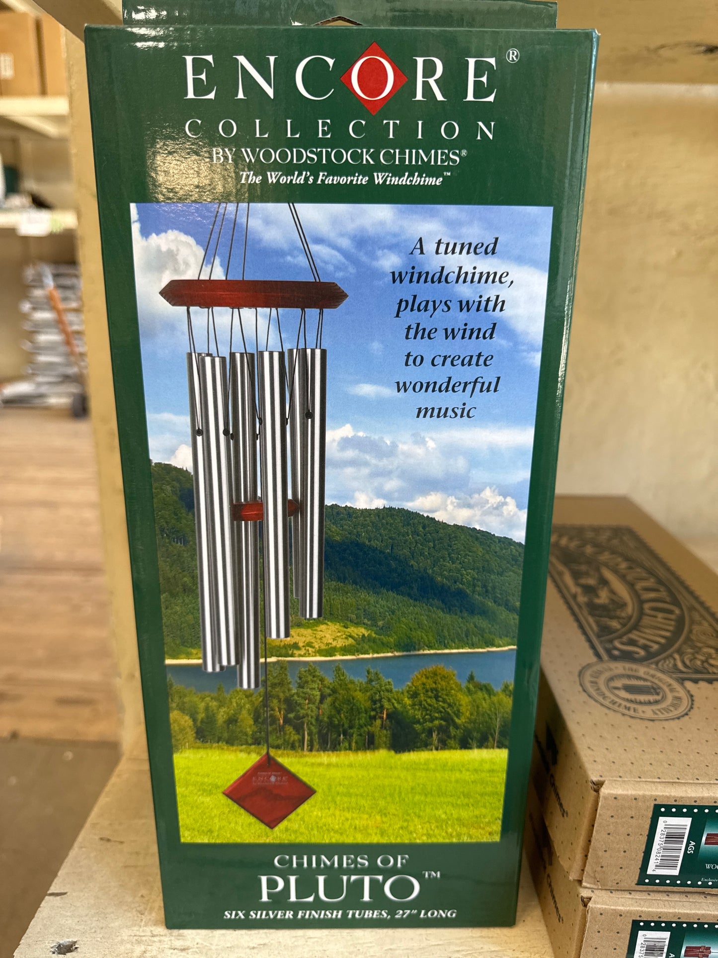Pluto Silver Wind Chime
