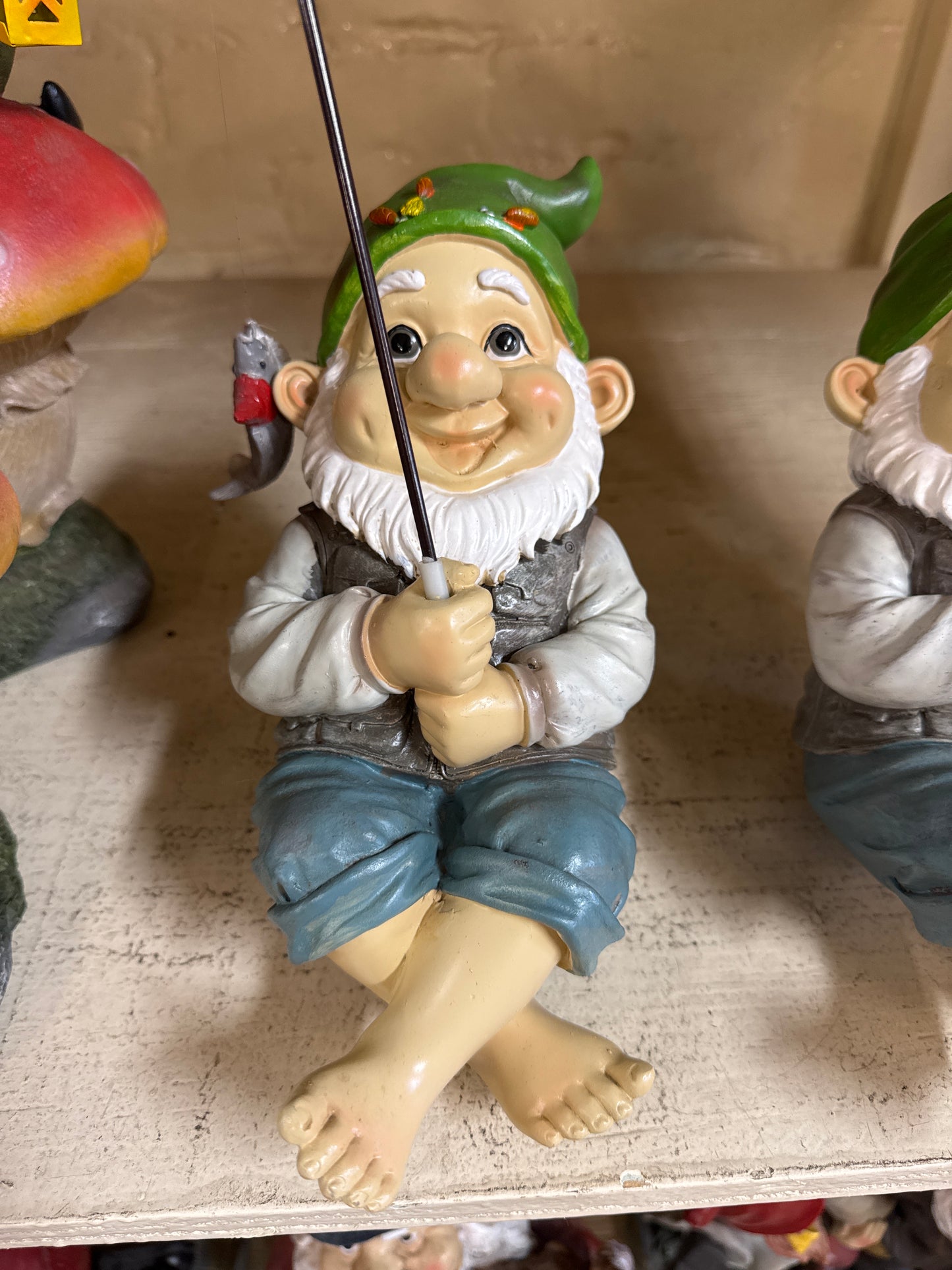 Fishing gnome